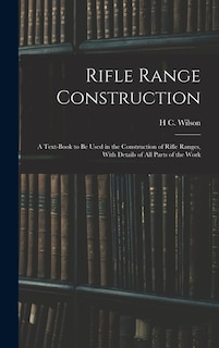 Front cover_Rifle Range Construction