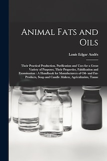Front cover_Animal Fats and Oils