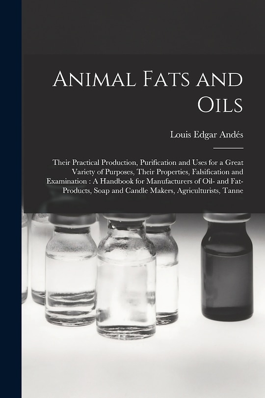 Front cover_Animal Fats and Oils