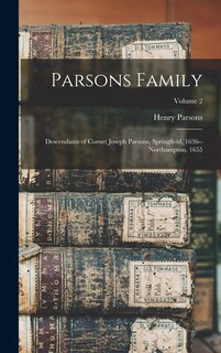 Front cover_Parsons Family