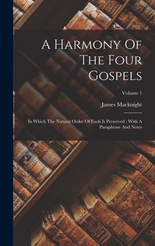 Couverture_A Harmony Of The Four Gospels