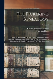 Front cover_The Pickering Genealogy