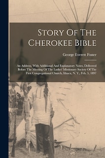 Front cover_Story Of The Cherokee Bible