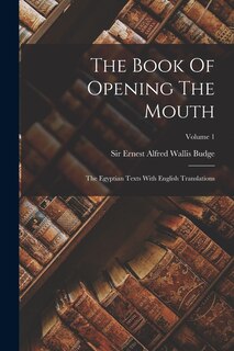 Front cover_The Book Of Opening The Mouth
