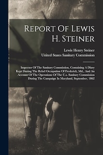 Front cover_Report Of Lewis H. Steiner