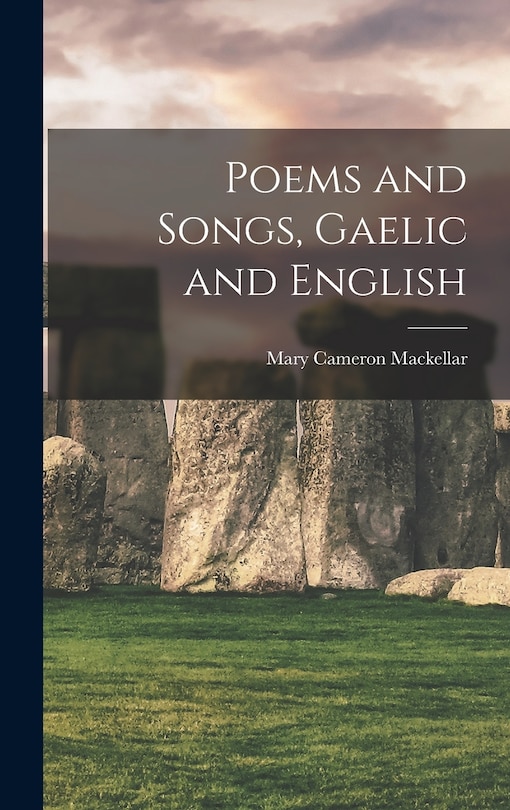 Front cover_Poems and Songs, Gaelic and English