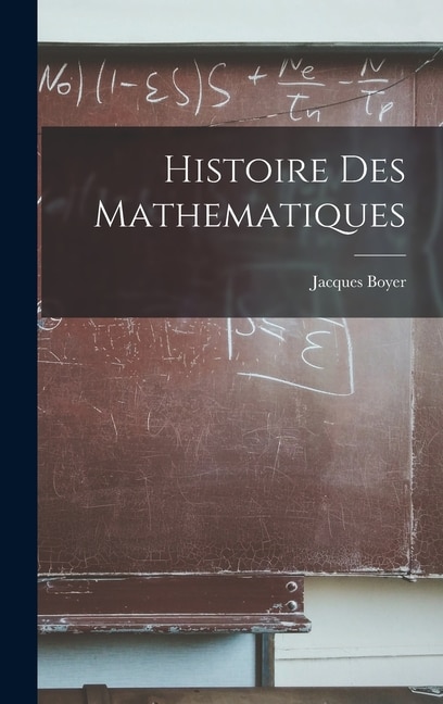 Couverture_Histoire Des Mathematiques