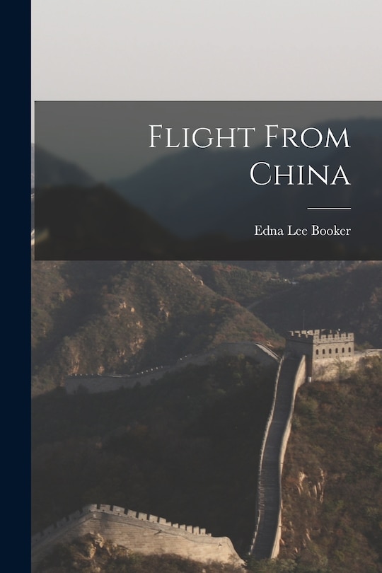 Front cover_Flight From China