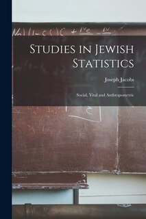 Front cover_Studies in Jewish Statistics