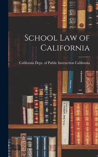 Front cover_School Law of California