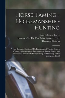 Couverture_Horse-Taming - Horsemanship - Hunting