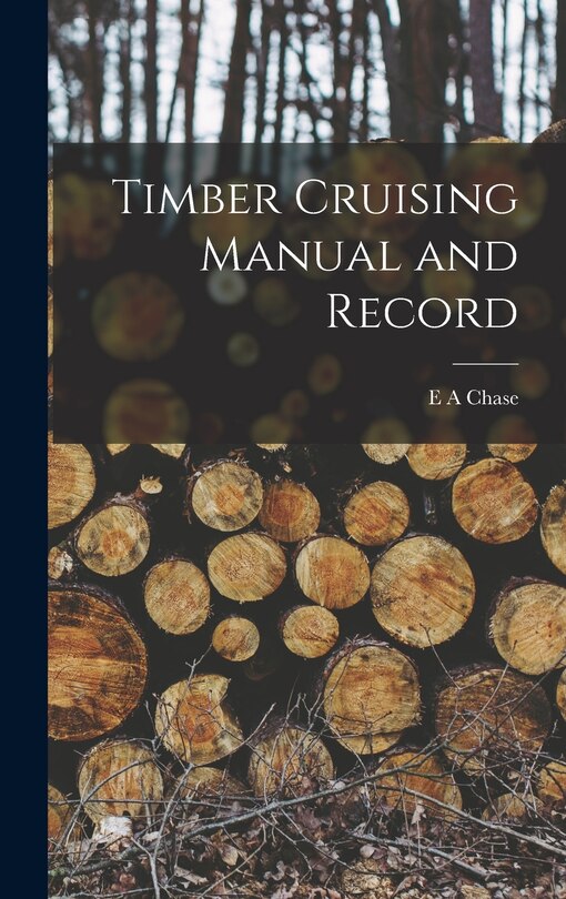 Front cover_Timber Cruising Manual and Record