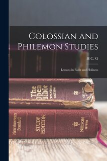 Couverture_Colossian and Philemon Studies