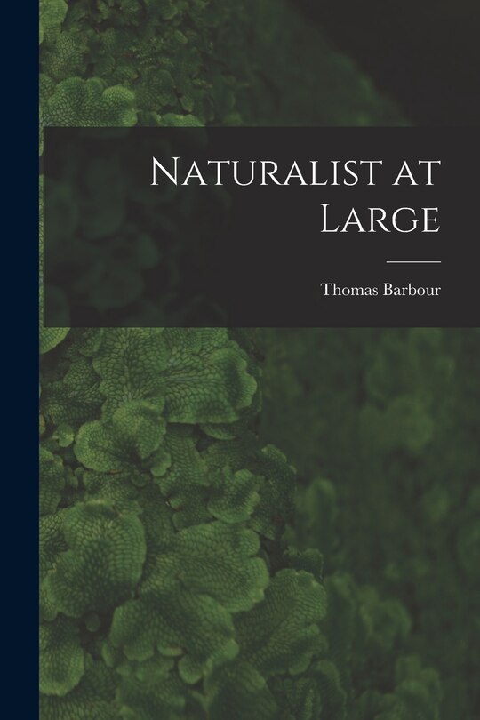Front cover_Naturalist at Large