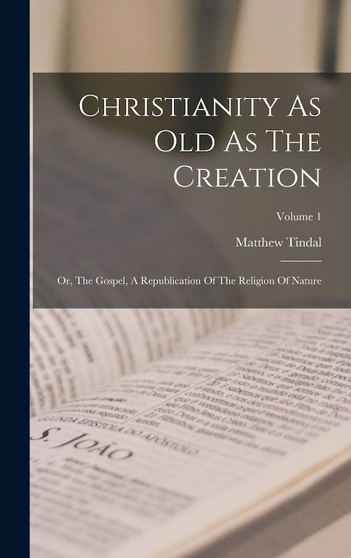 Couverture_Christianity As Old As The Creation