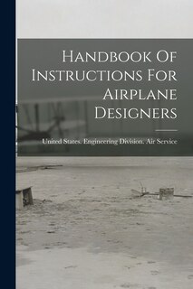 Front cover_Handbook Of Instructions For Airplane Designers