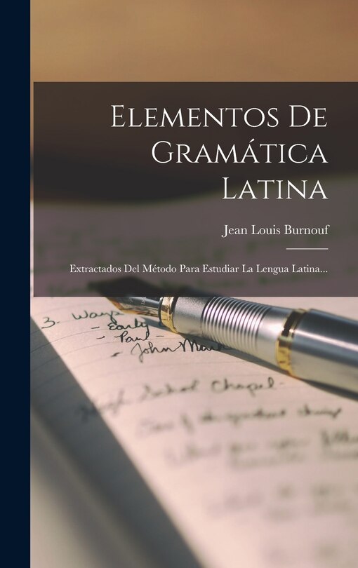 Front cover_Elementos De Gramática Latina