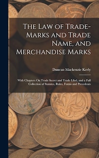 Front cover_The Law of Trade-Marks and Trade Name, and Merchandise Marks