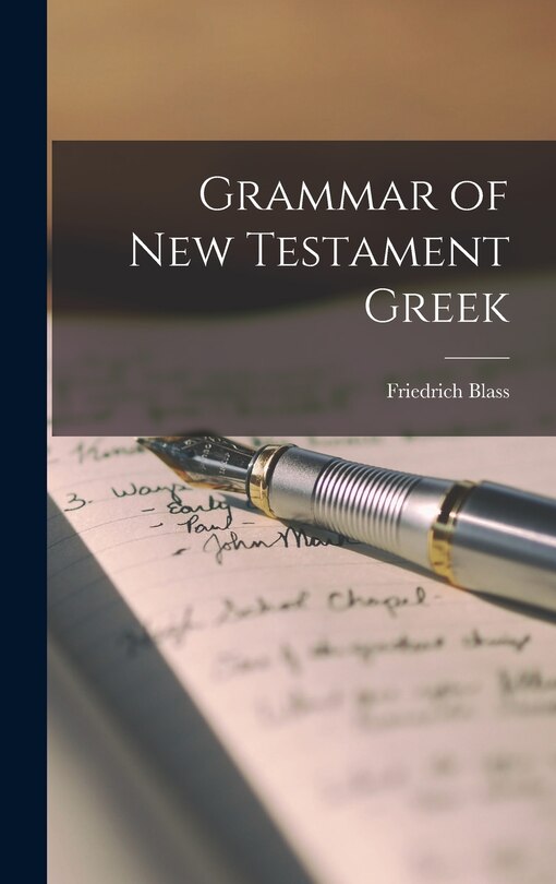 Couverture_Grammar of New Testament Greek