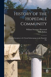 Couverture_History of the Hopedale Community