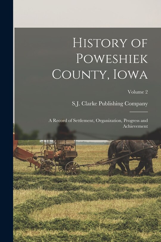 Couverture_History of Poweshiek County, Iowa