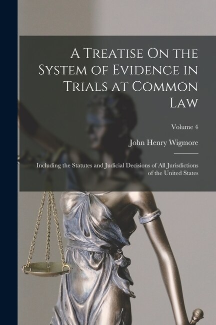 Front cover_A Treatise On the System of Evidence in Trials at Common Law