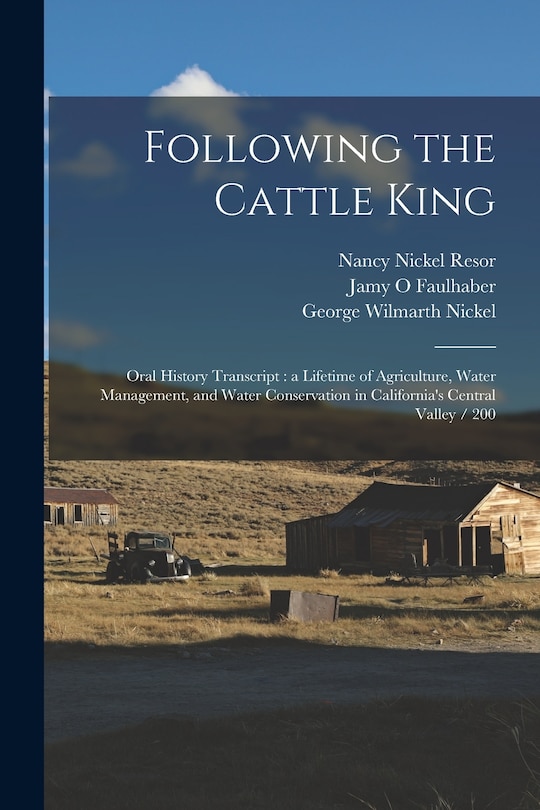 Front cover_Following the Cattle King