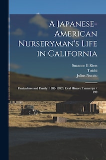 Couverture_A Japanese-American Nurseryman's Life in California