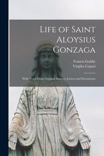 Couverture_Life of Saint Aloysius Gonzaga