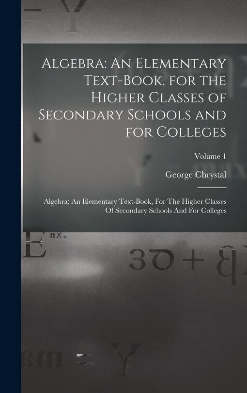 Front cover_Algebra