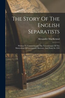 Couverture_The Story Of The English Separatists