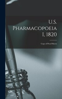 Couverture_U.S. Pharmacopoeia I, 1820
