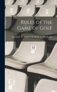 Couverture_Rules of the Game of Golf