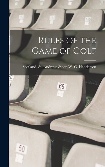 Couverture_Rules of the Game of Golf