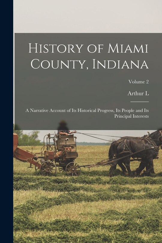 Couverture_History of Miami County, Indiana