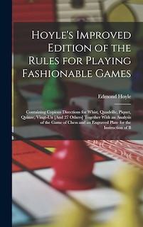 Front cover_Hoyle's Improved Edition of the Rules for Playing Fashionable Games