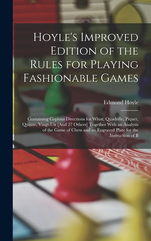 Front cover_Hoyle's Improved Edition of the Rules for Playing Fashionable Games