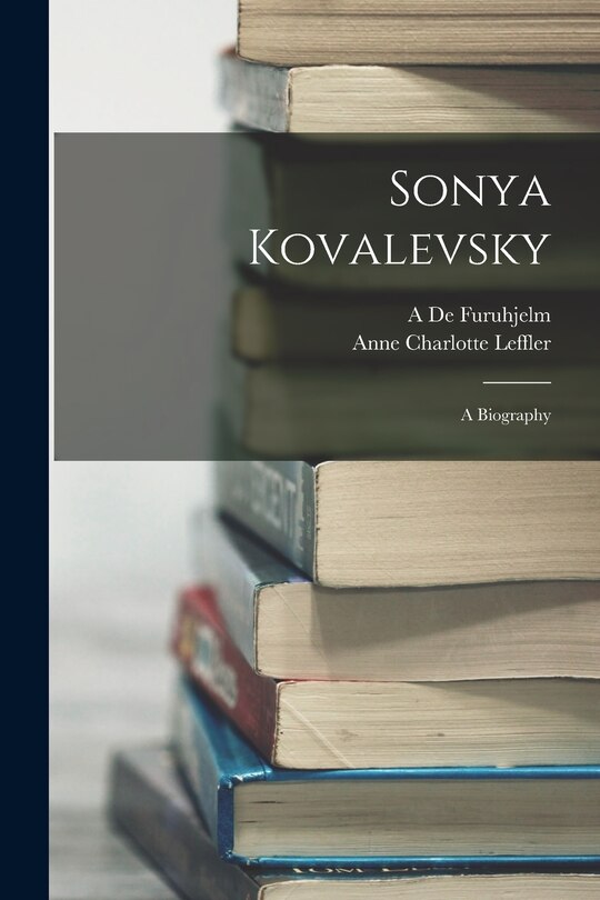 Front cover_Sonya Kovalevsky