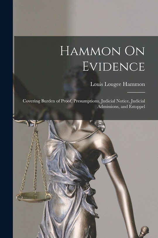 Front cover_Hammon On Evidence