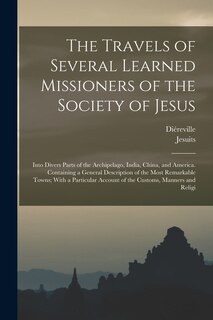 Front cover_The Travels of Several Learned Missioners of the Society of Jesus