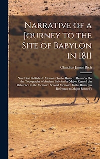 Couverture_Narrative of a Journey to the Site of Babylon in 1811