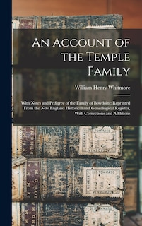 Couverture_An Account of the Temple Family