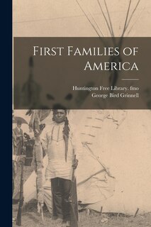 Front cover_First Families of America