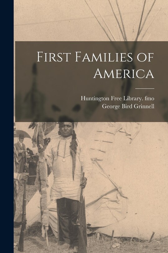 Front cover_First Families of America