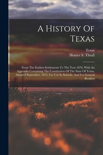 Couverture_A History Of Texas