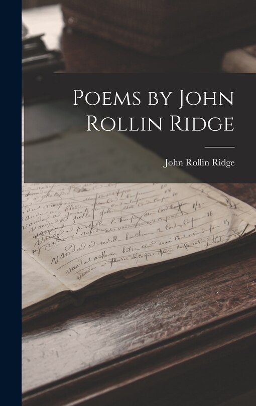 Front cover_Poems by John Rollin Ridge
