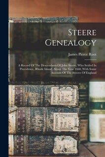Front cover_Steere Genealogy