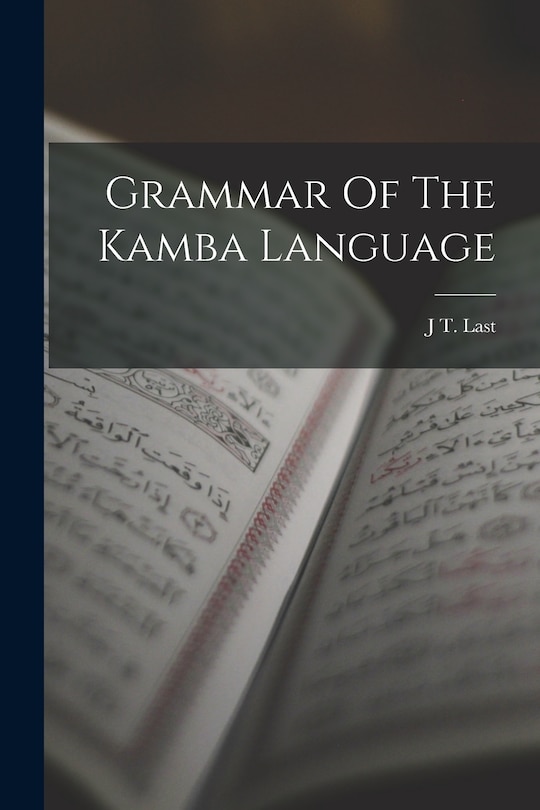 Couverture_Grammar Of The Kamba Language
