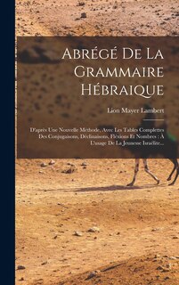 Couverture_Abrégé De La Grammaire Hébraique