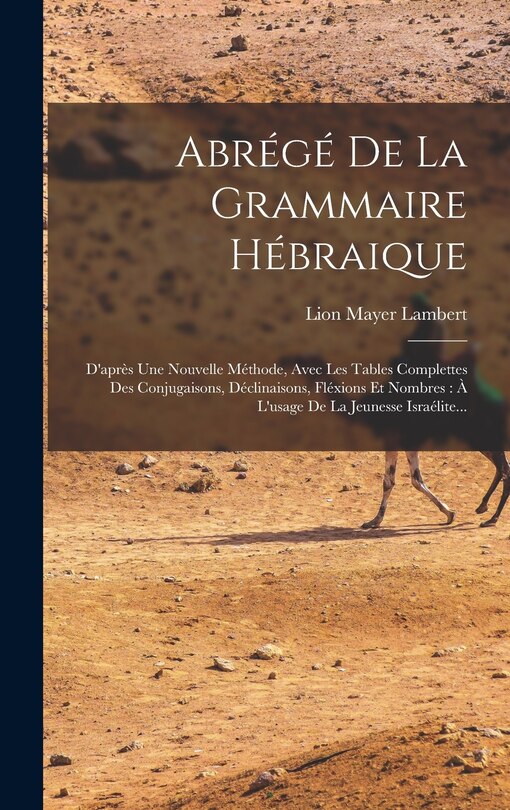 Couverture_Abrégé De La Grammaire Hébraique